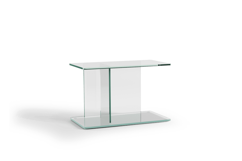 Ponti Side Table Wide, Super Clear